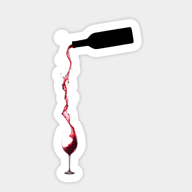 Wine Sticker by MaximValter